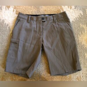 ICEBREAKER Women’s Vista Stone Brown Merino Wool Bermuda Shorts Sz 28 NWOT!